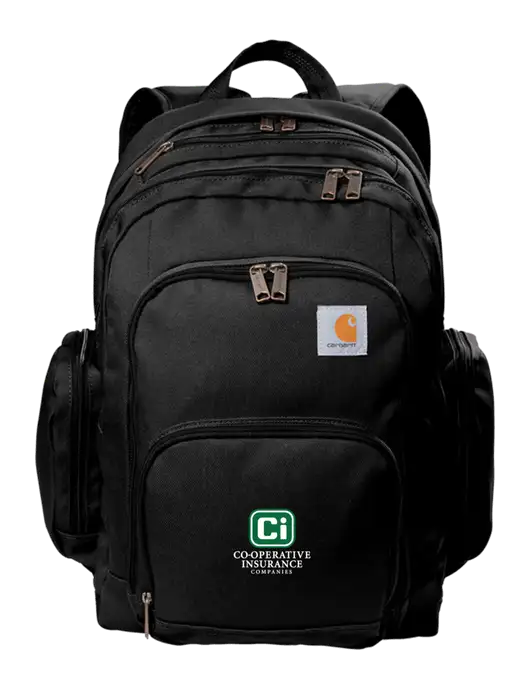 Carhartt Black Foundry Series Pro Backpack w/CI Icon Logo