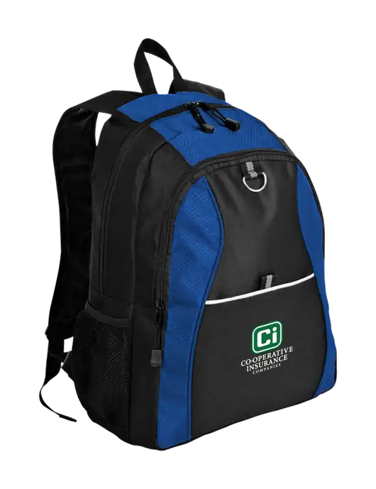 Honeycomb Twilight Blue/Black Backpack w/CI Icon Logo