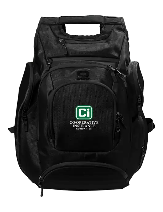 OGIO Blacktop Metro Ballistic Laptop Backpack w/CI Icon Logo