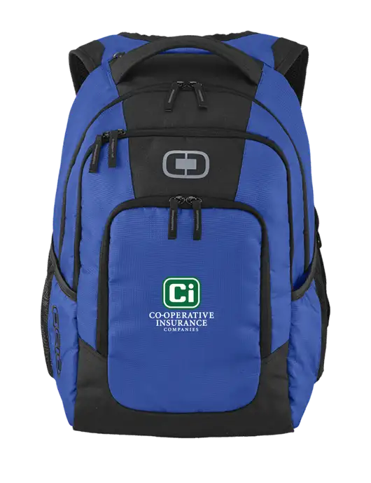 OGIO Cobalt Logan Laptop Backpack
 w/CI Icon Logo