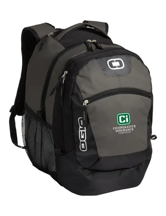 OGIO Grey Rogue Pack
 w/CI Icon Logo
