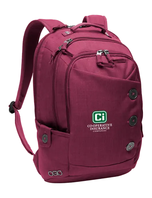 OGIO Sunset Cardinal Ladies Melrose Pack w/CI Icon Logo