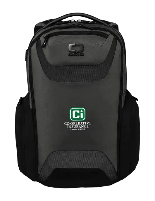 OGIO Tarmac Charcoal Connected Pack w/CI Icon Logo