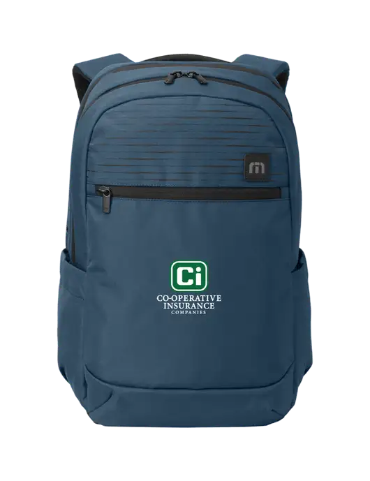 TravisMathew Light Navy Approach Backpack w/CI Icon Logo