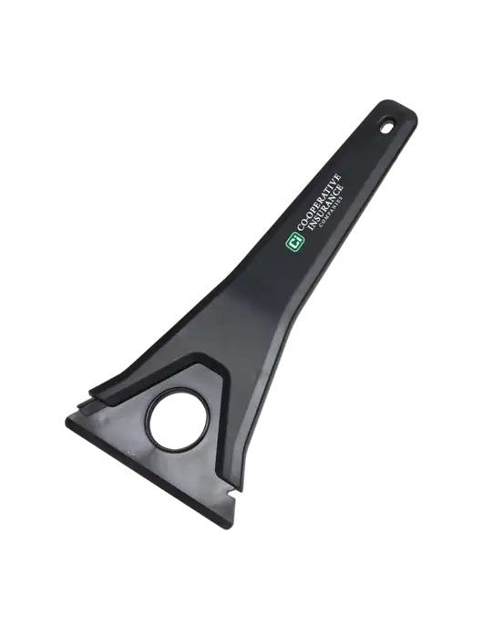 TriBlade Black Windshield Scraper w/CI Icon Logo