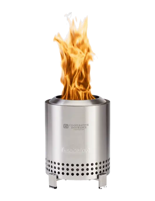 Solo Stove Stainless Steel Mesa  w/CI Icon Logo