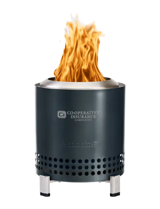 Solo Stove Gunmetal Metallic Mesa XL w/CI Icon Logo
