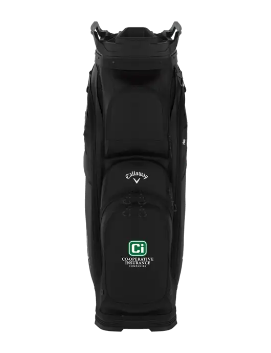 Callaway Org 14 Black Cart Golf Bag  w/CI Icon Logo