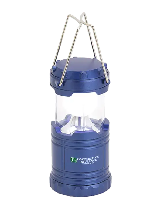 Blue Mini Retro Lantern w/CI Icon Logo