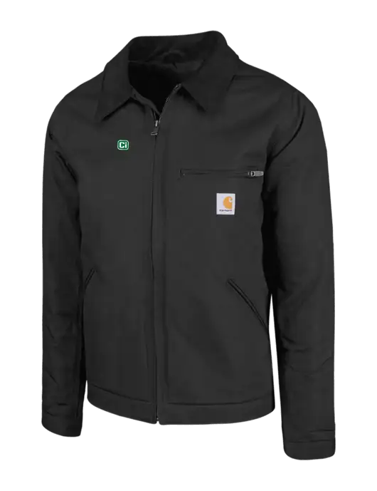 Carhartt Black Duck Detroit Jacket w/CI Icon Logo
