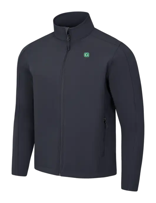 Charcoal Grey Core Soft Shell Jacket w/CI Icon Logo