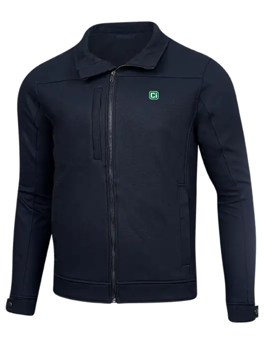 Cornerstone Navy Duck Bonded Soft Shell Jacket w/CI Icon Logo