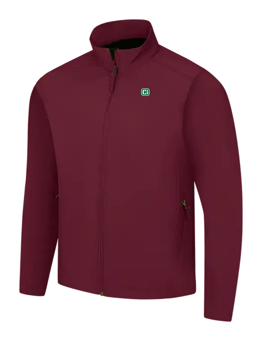 Maroon Core Soft Shell Jacket w/CI Icon Logo
