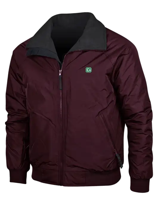 Maroon/True Black Classic Challenger Jacket w/CI Icon Logo