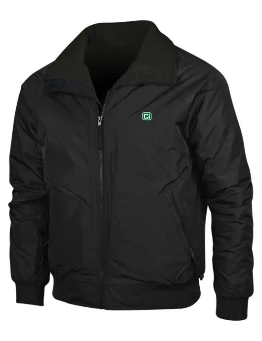 True Black/True Black Classic Challenger Jacket w/CI Icon Logo