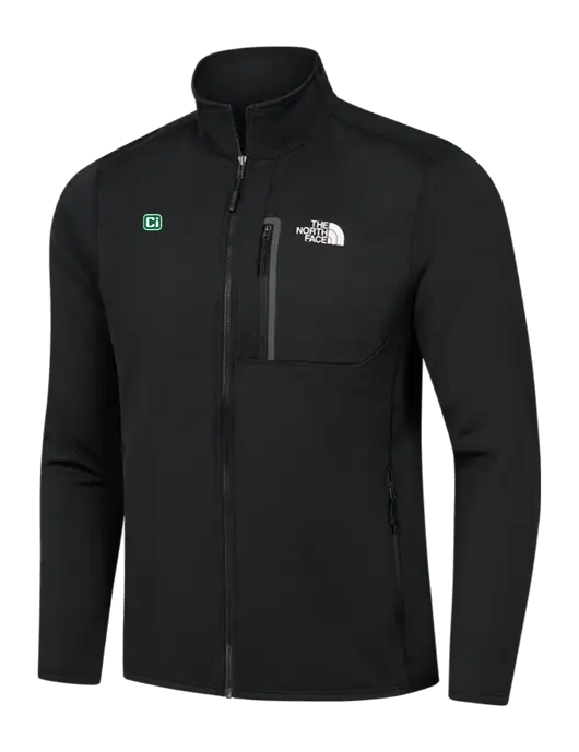 North Face Black Skyline Full-Zip Fleece Jacket w/CI Icon Logo