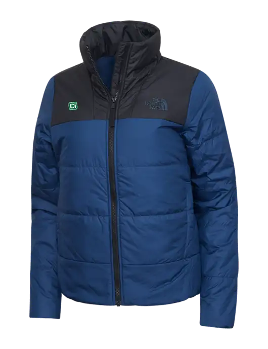 North Face Womens Navy Everyday Insulated Jacket w/CI Icon Logo